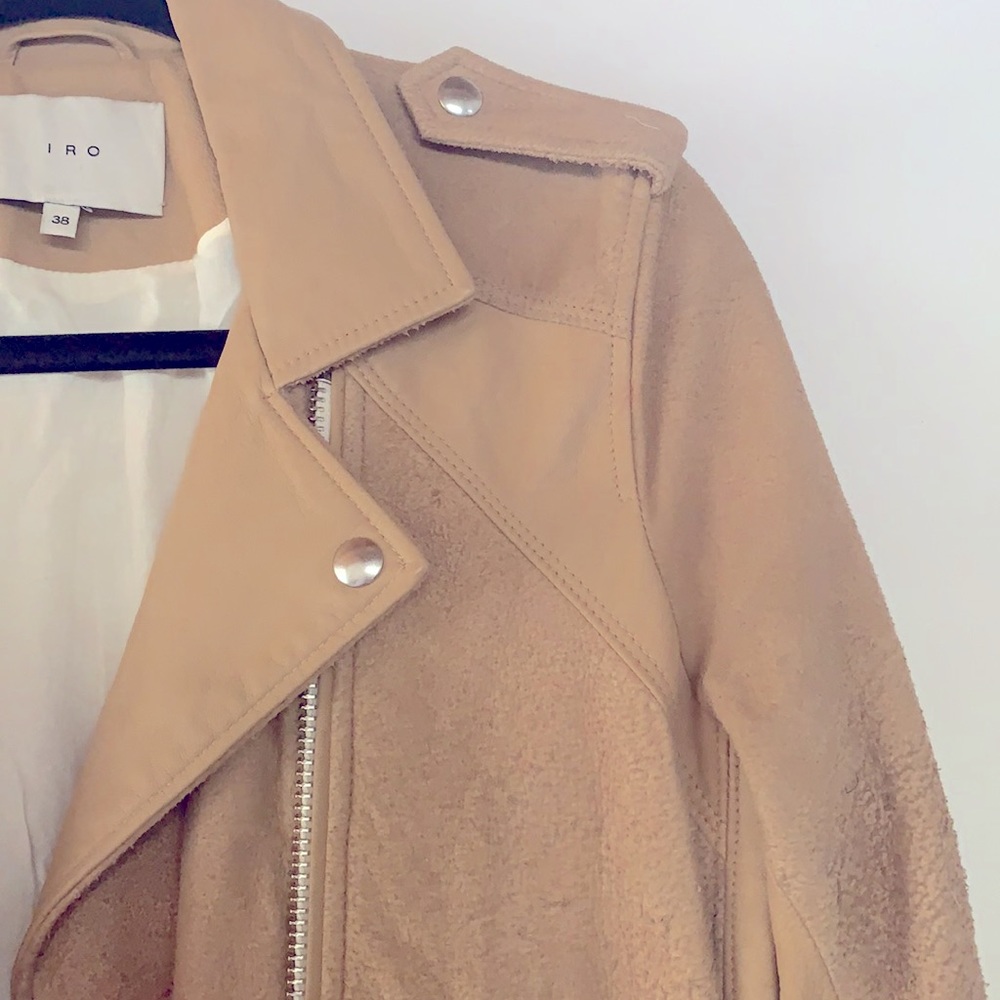 Tan Leather Jacket - Picture 3 of 7